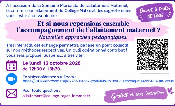 CNSF webinaire allaitement texte smam 2026